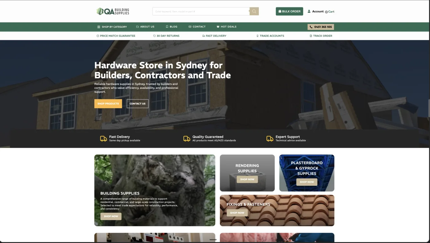 QA Building Supplies - Image 1